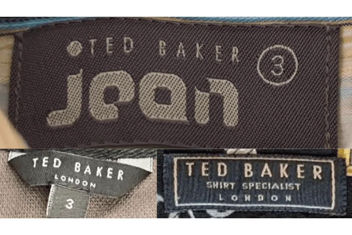 1990s Ted Baker tags