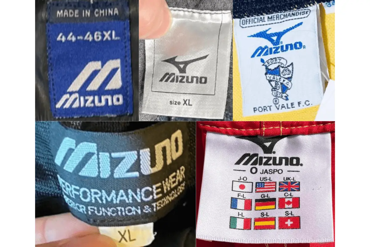 2000s Mizuno tags