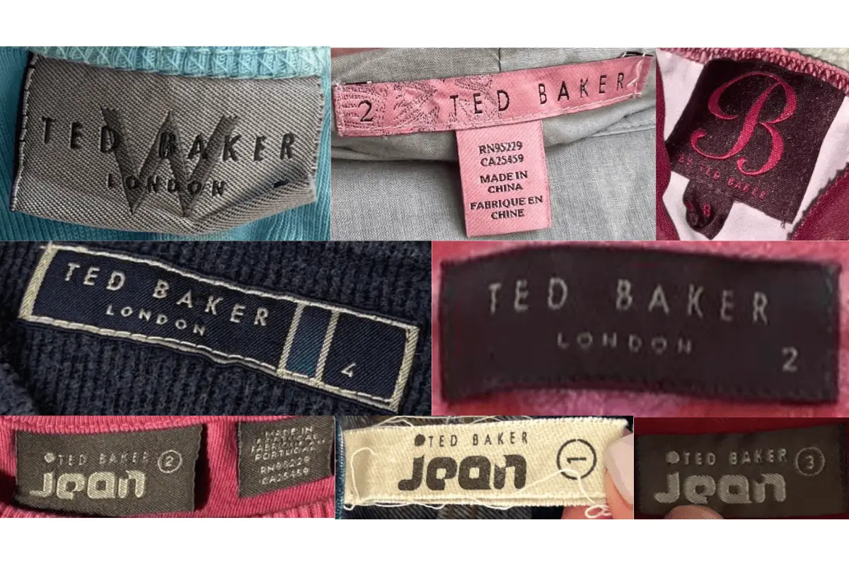 2000s Ted Baker tags