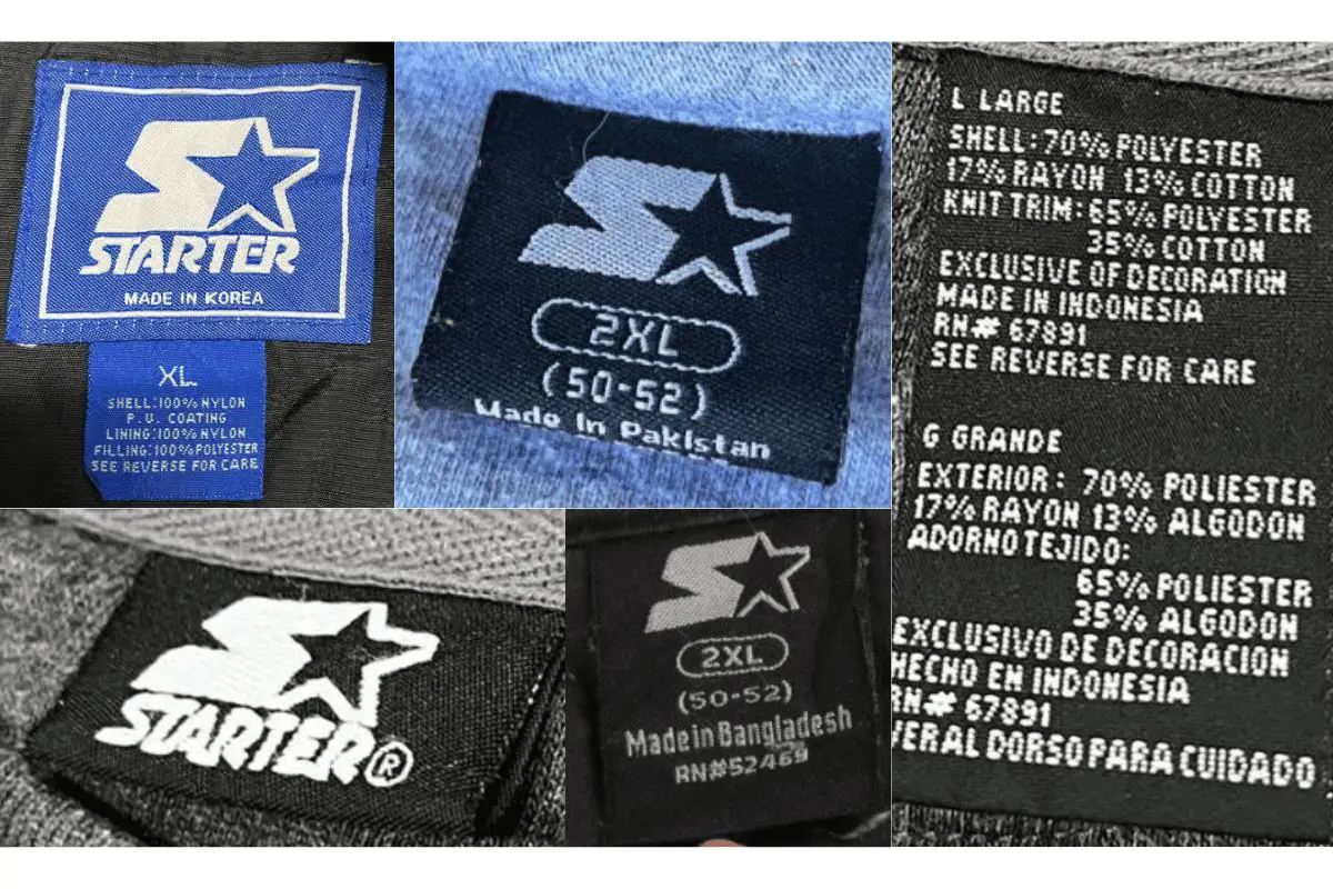 2000s vintage Starter tags