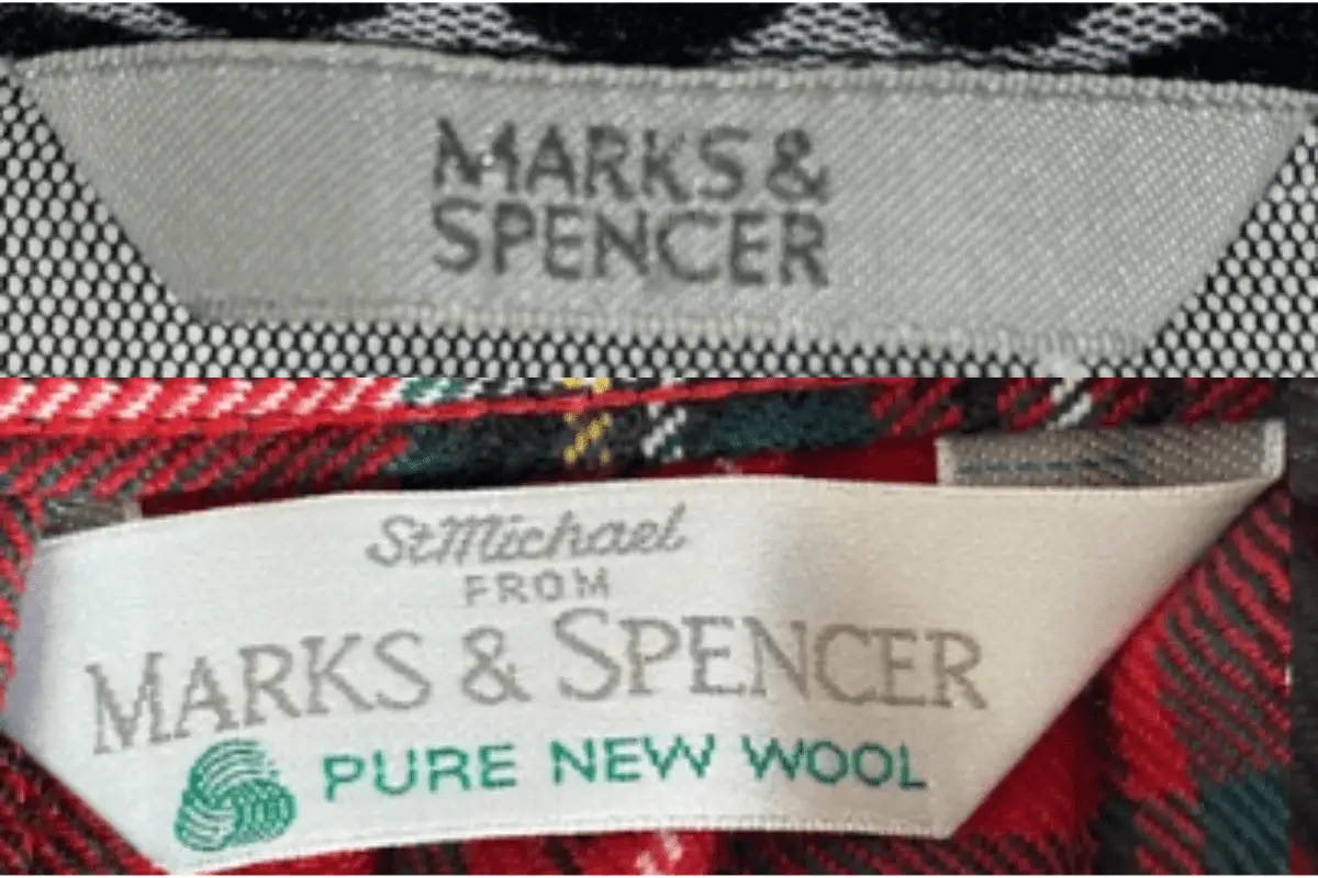 2000s Marks & Spencer tags