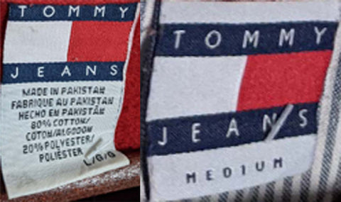 Tommy jeans label cheap