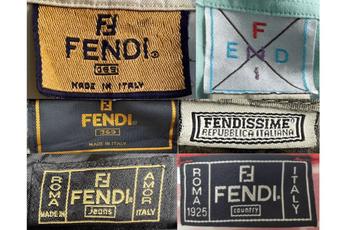 Vintage fendi tag sales