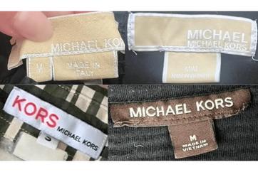 Michael kors label discount