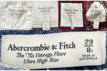 Etiqueta abercrombie & fitch 2025
