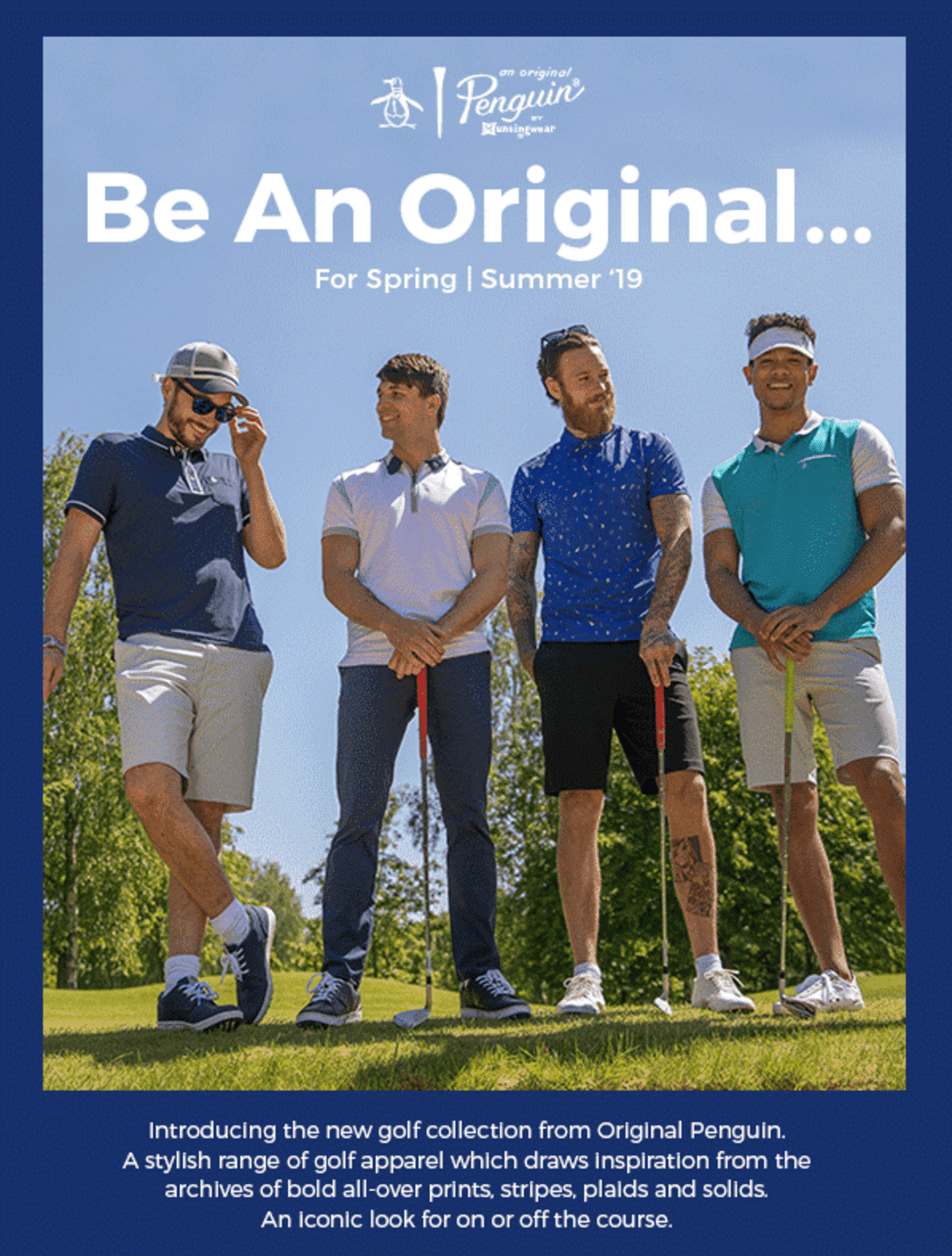 Penguin golf shirts top