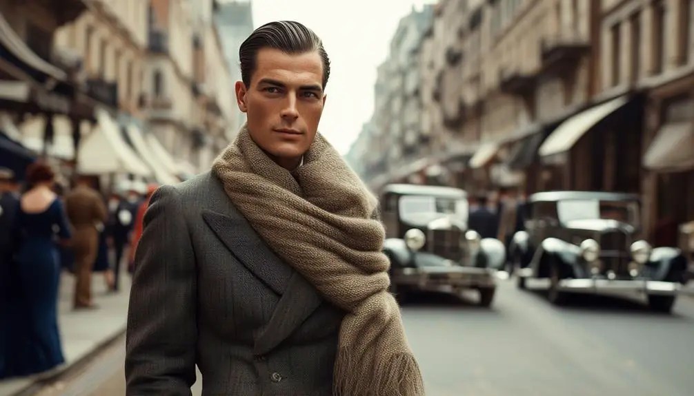 Men s Scarves in the 1930s Vintage Clothing Guides