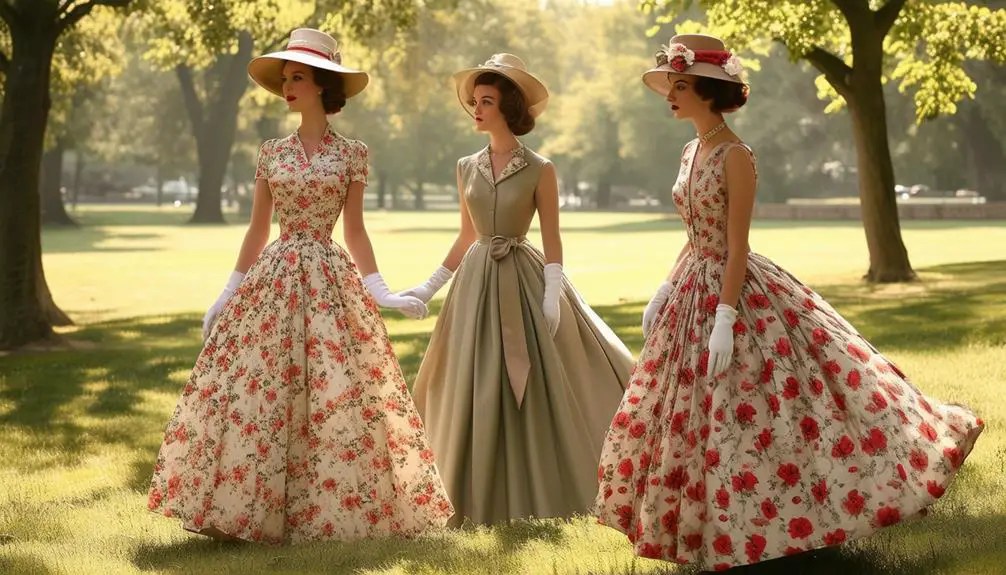 1940's floral dresses online
