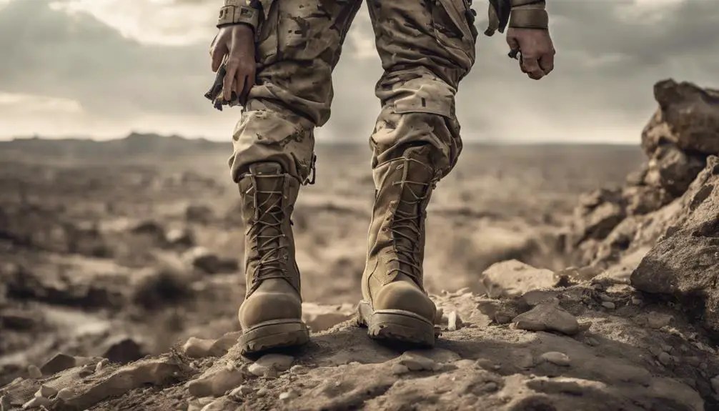 Military booties online