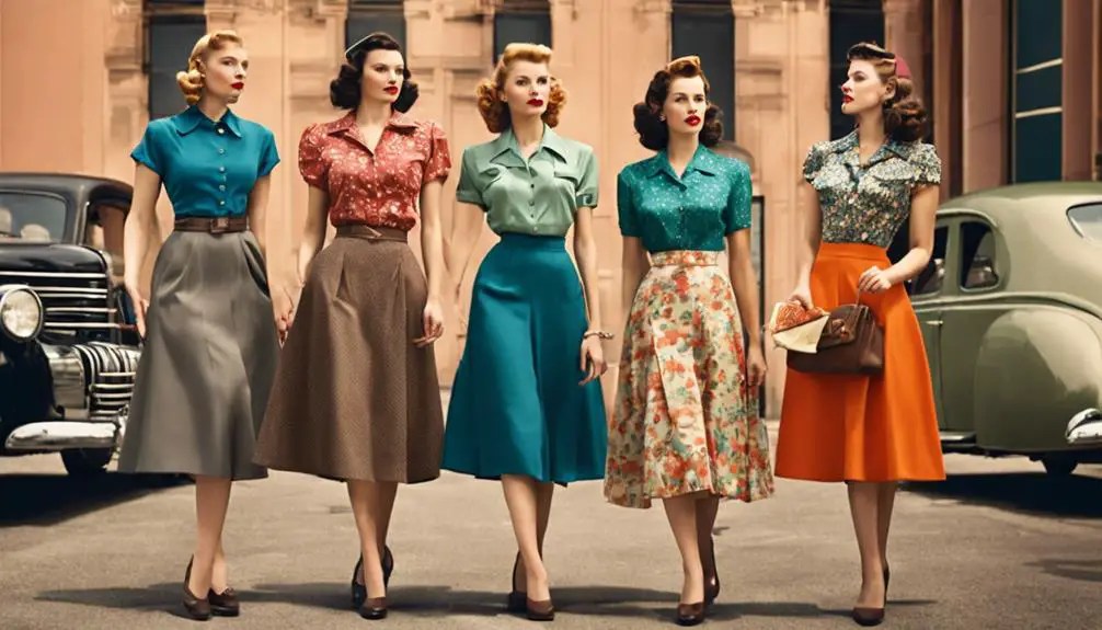 Women s Skirts in the 1940s Vintage Clothing Guides