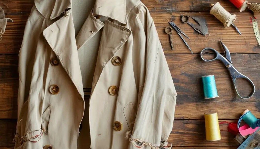 How to Tailor a Vintage Trench Coat Vintage Clothing Guides