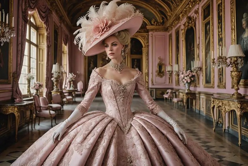 Marie antoinette pink dress shop