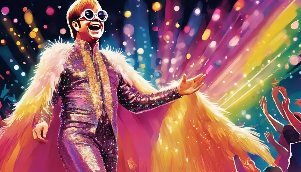 Elton john 1970s costumes top