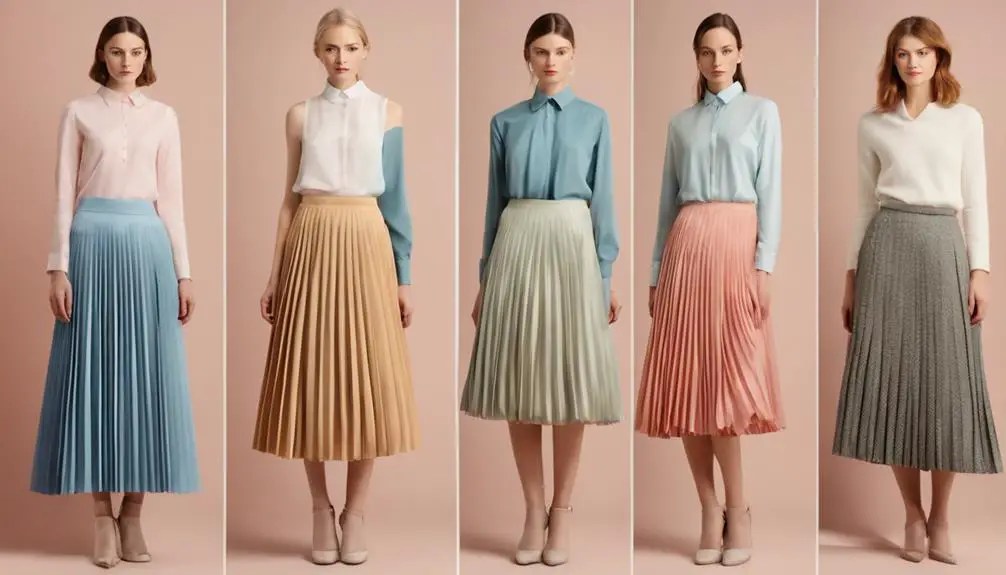 Pleated skirt care clearance
