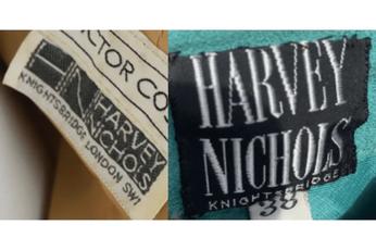 How to tell if Harvey Nichols is vintage Vintage Clothing Guides