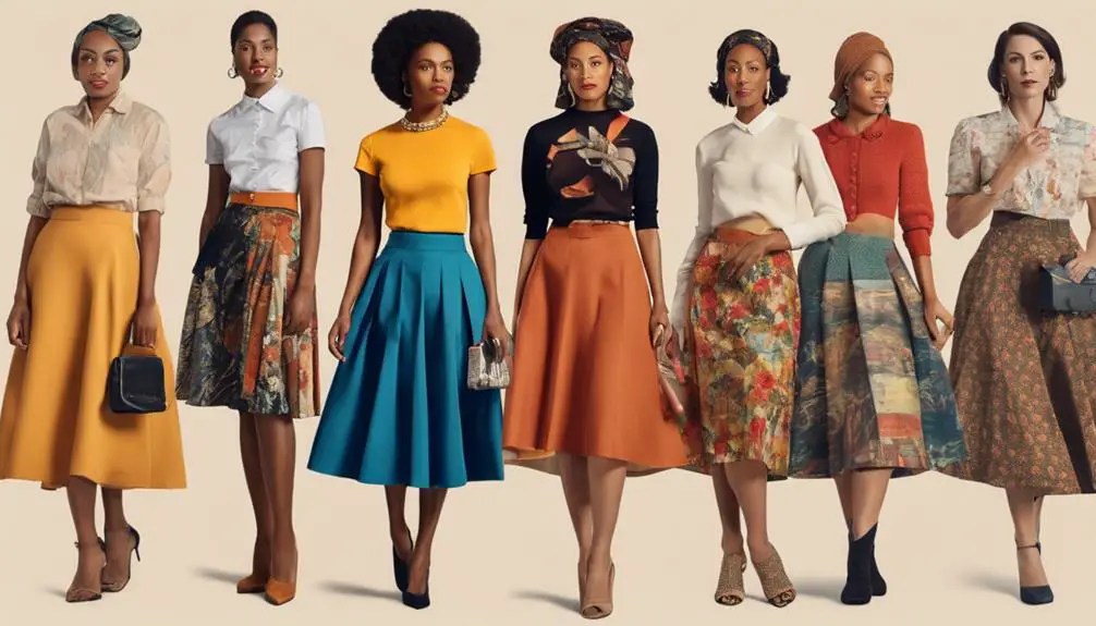 The History of the Midi Skirt Vintage Clothing Guides