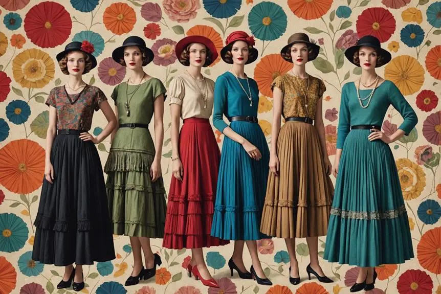 Layered skirt history cheap