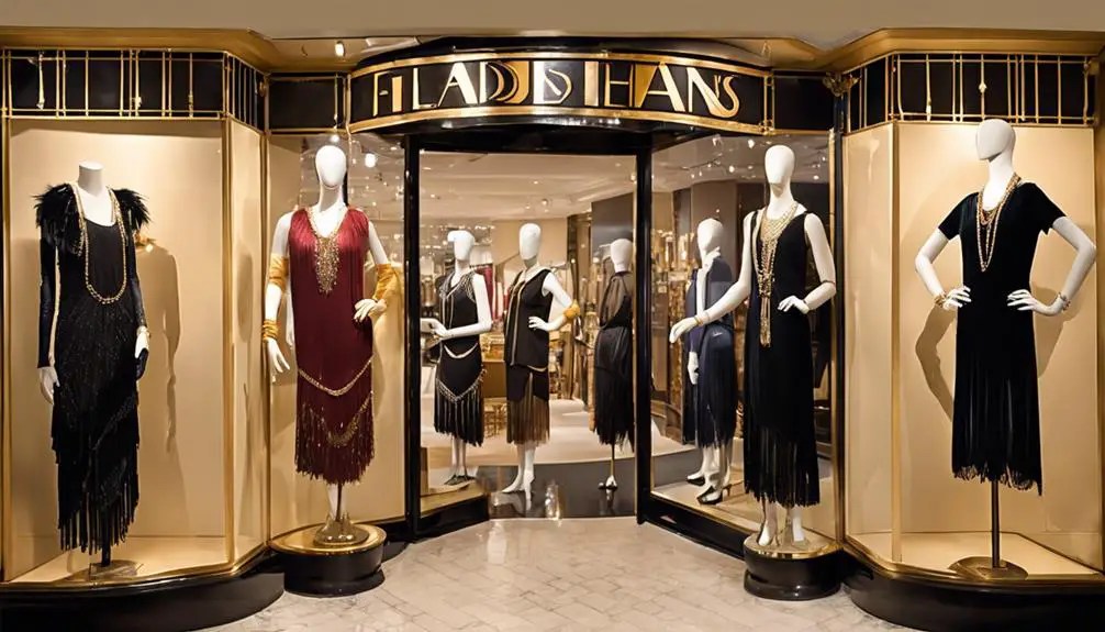 1920s clothing stores shop