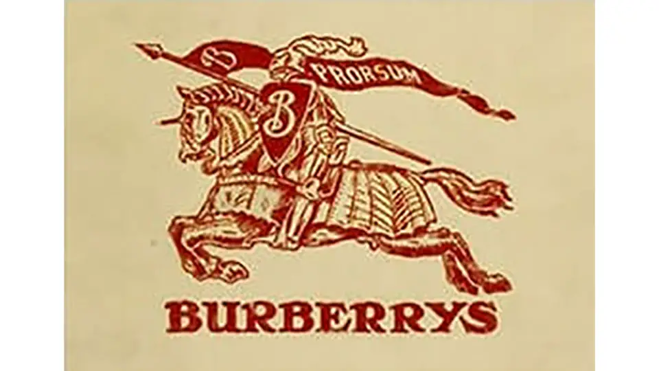 1901-to-1968-vintage-Burberry-logo | Vintage Clothing Labels & Tags