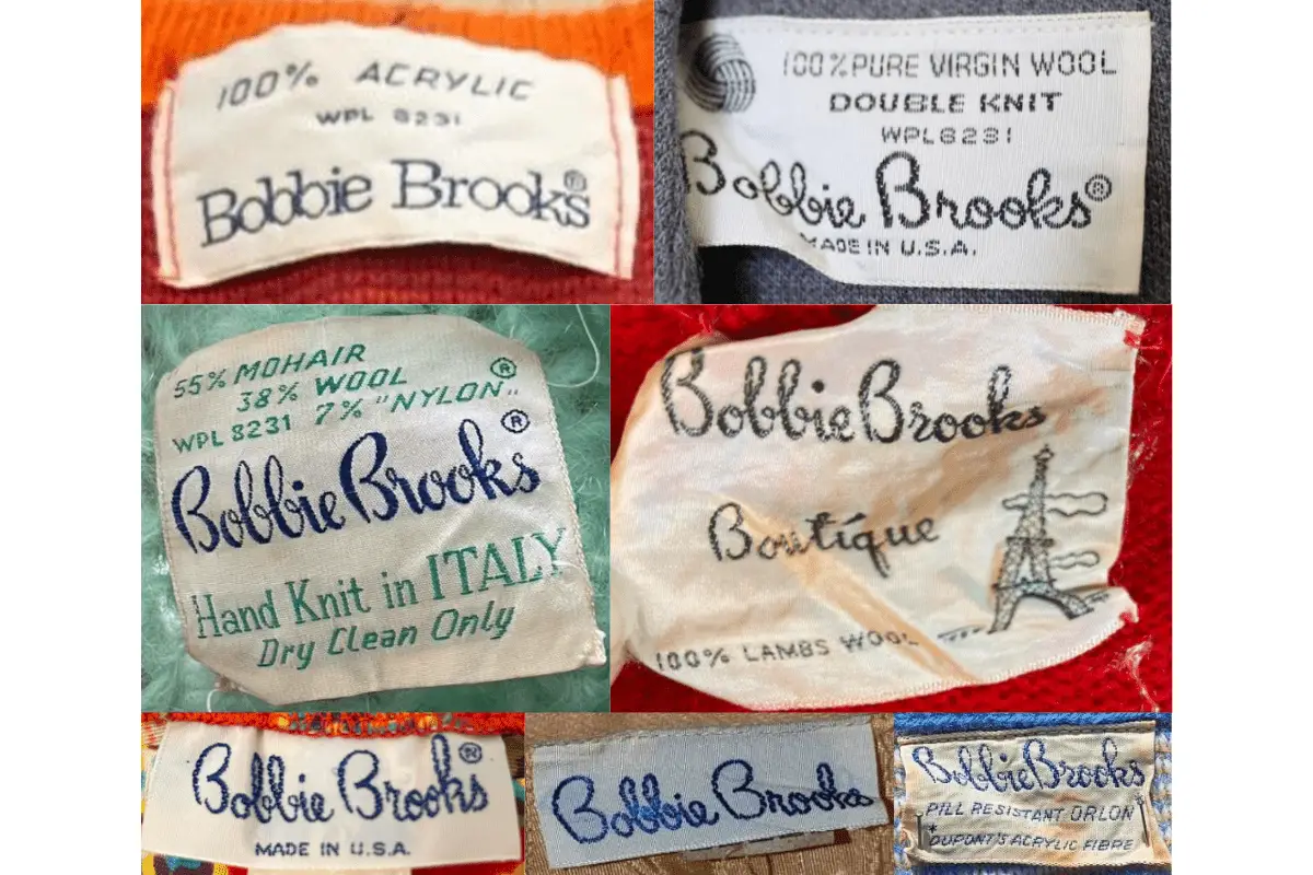 1960s Bobbie Brooks tags