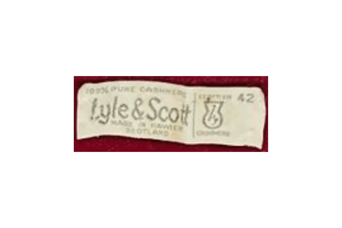 1960s Lyle & Scott tags