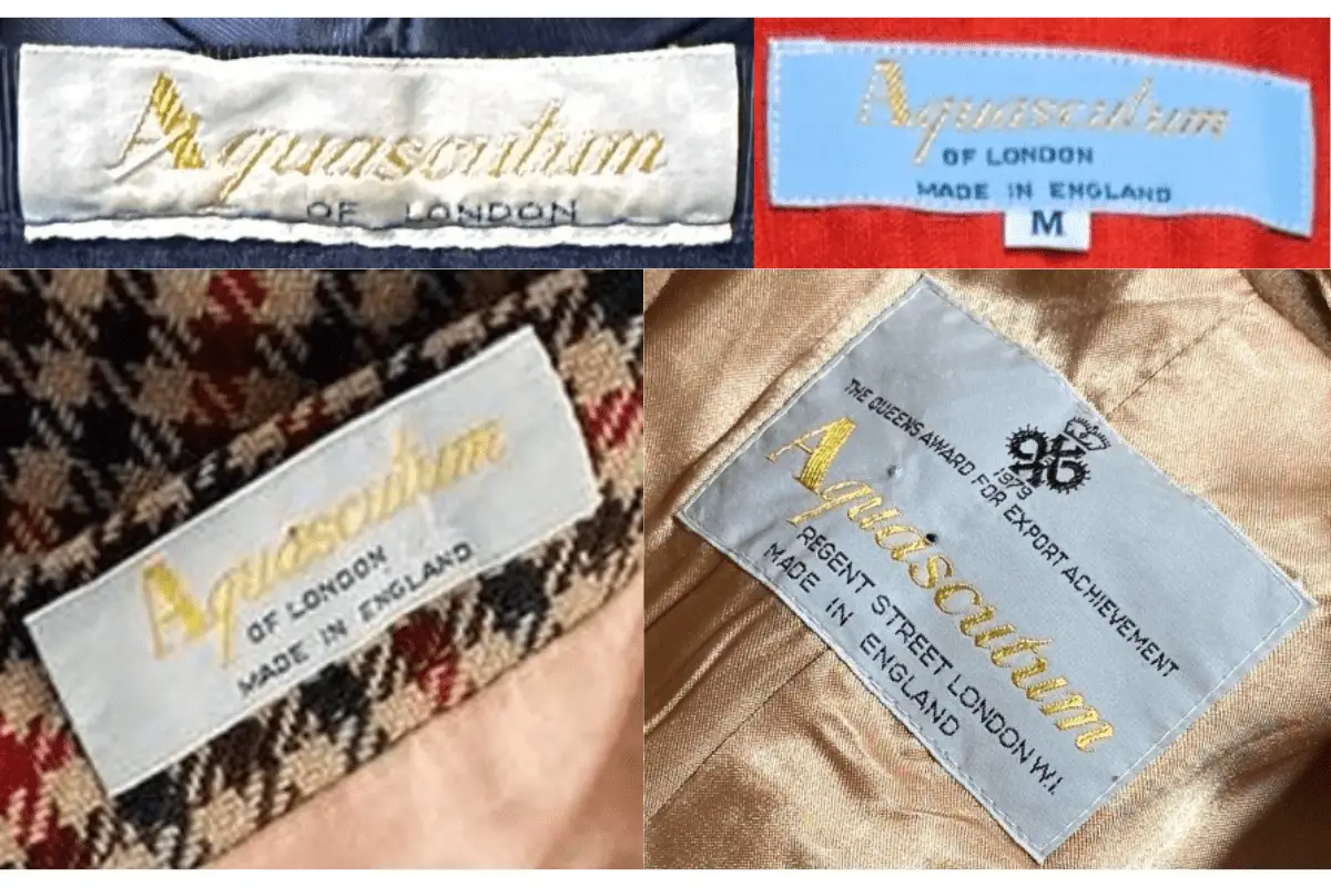 1970s Aquascutum tags