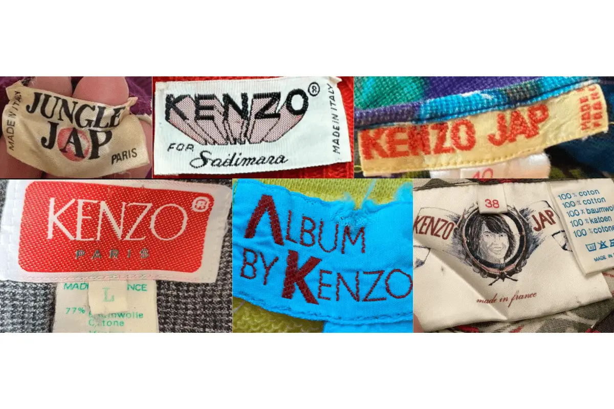 1970s Kenzo tags