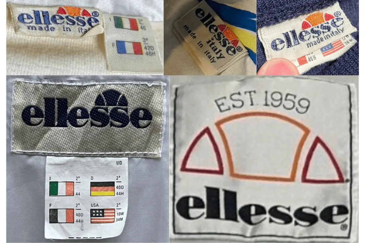 1980s Ellesse tags