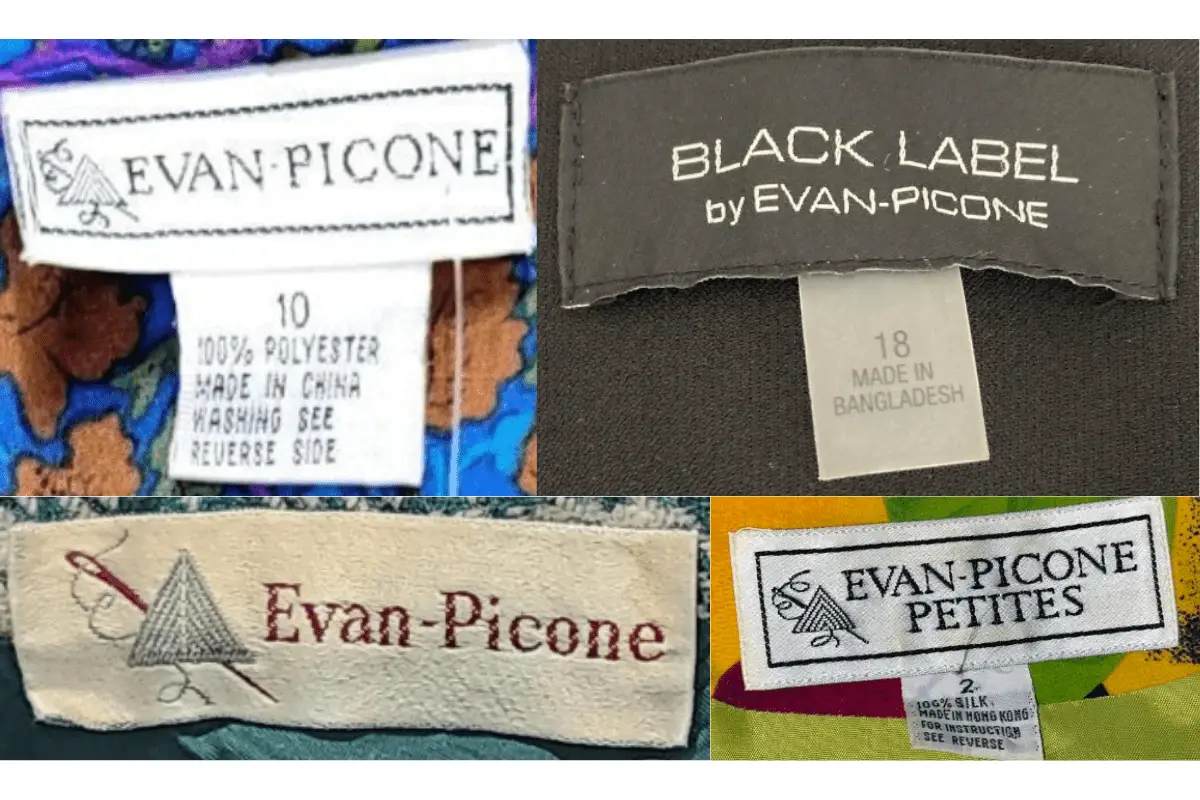 1980s Evan Picone tags