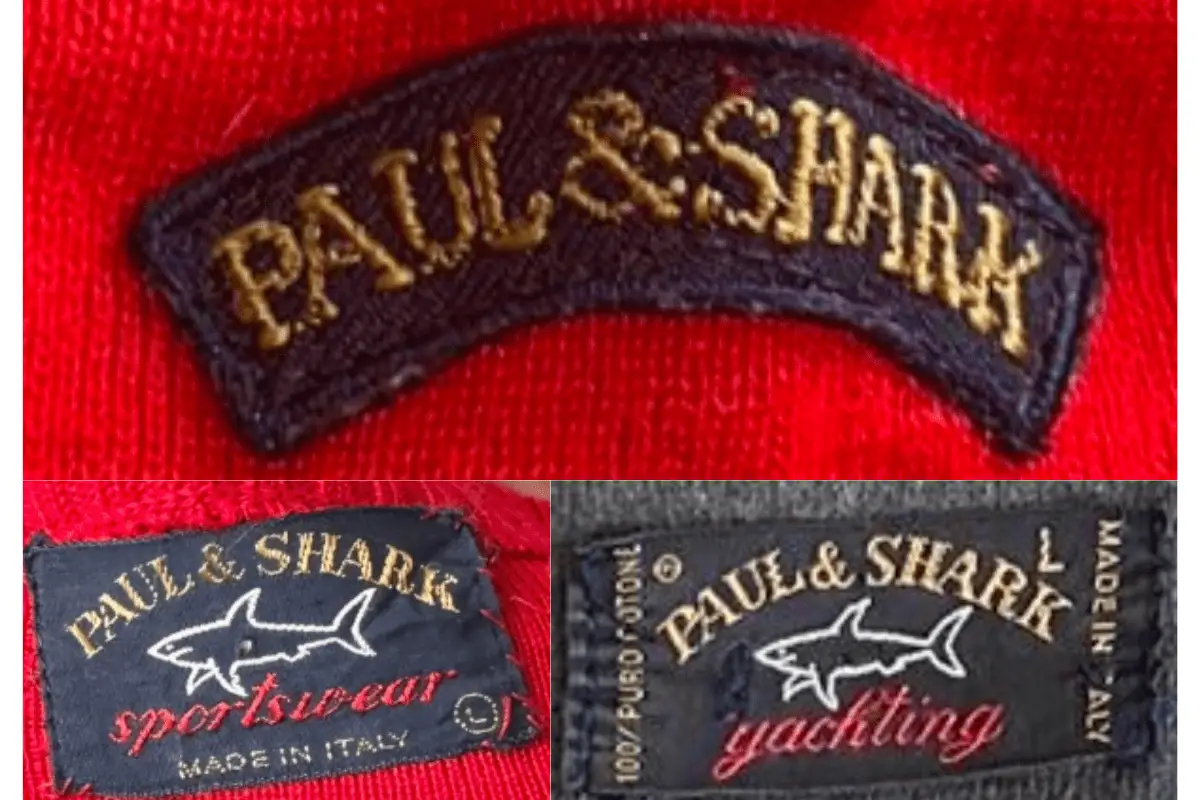 1980s Paul & Shark tags