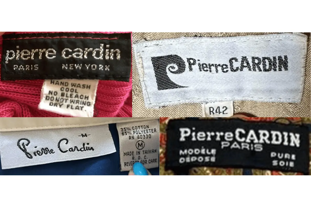 1980s Pierre Cardin tags