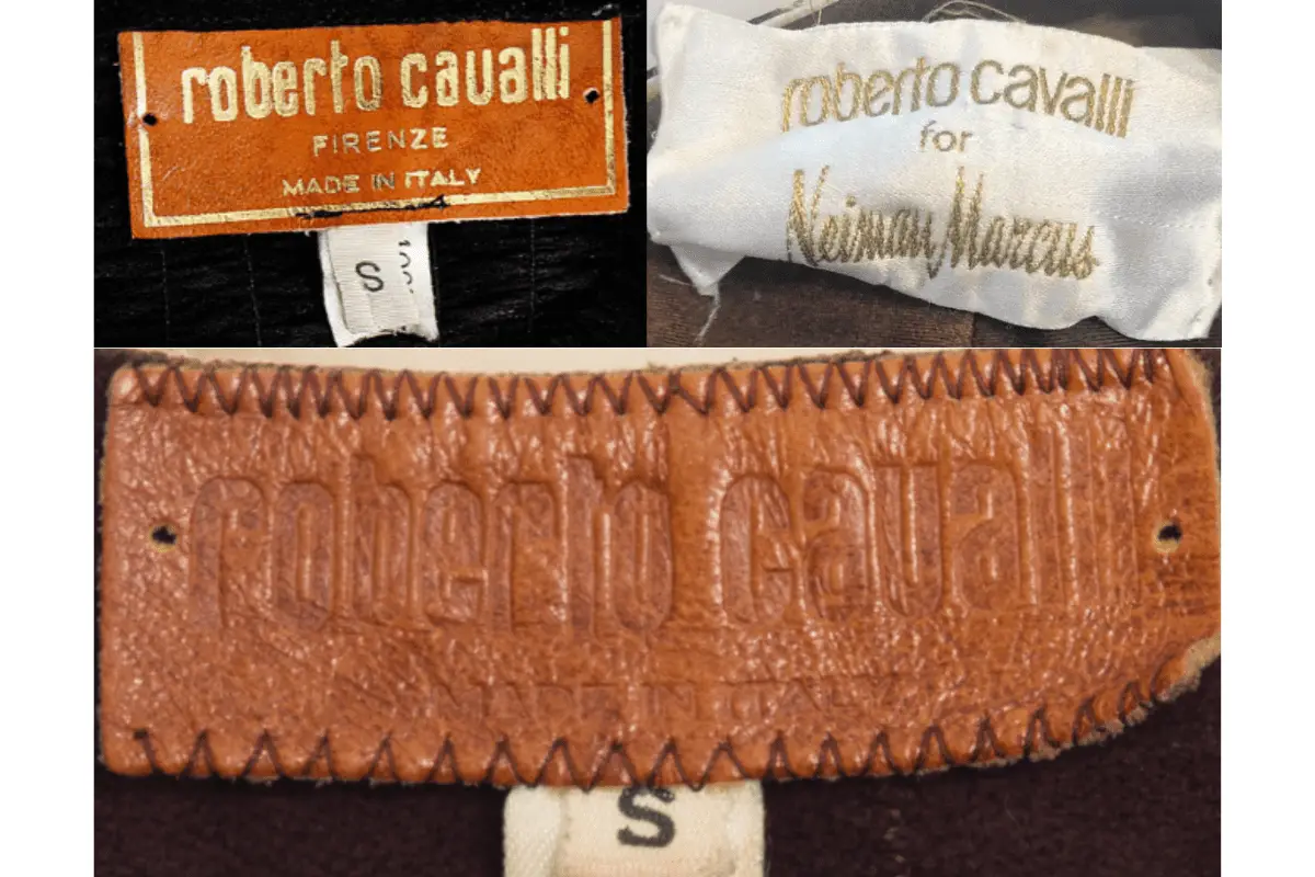 1980s Roberto Cavalli tags