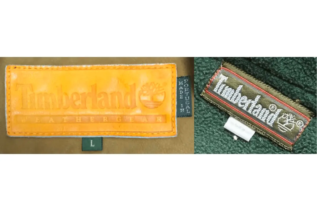 1980s Timberland tags