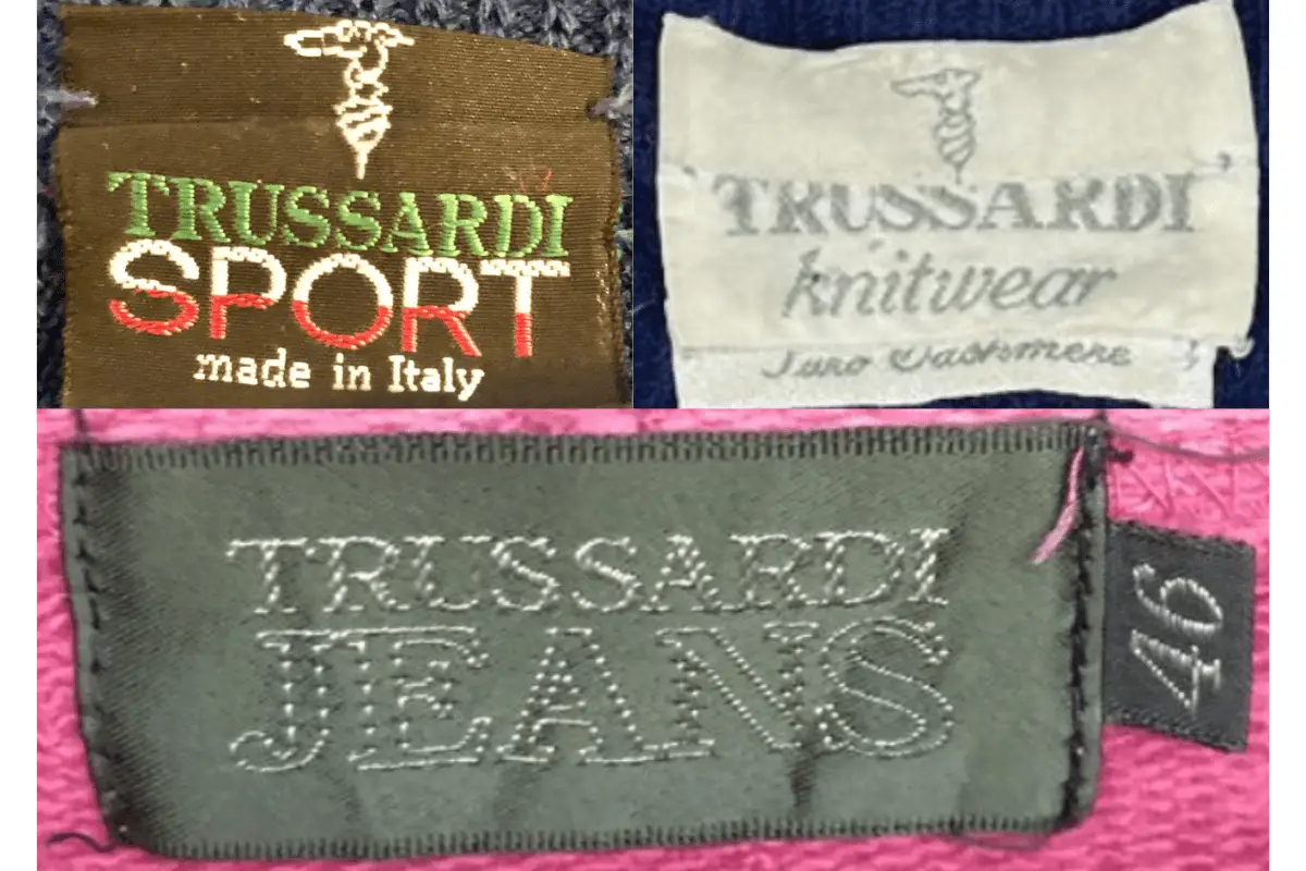 1980s Trussardi tags