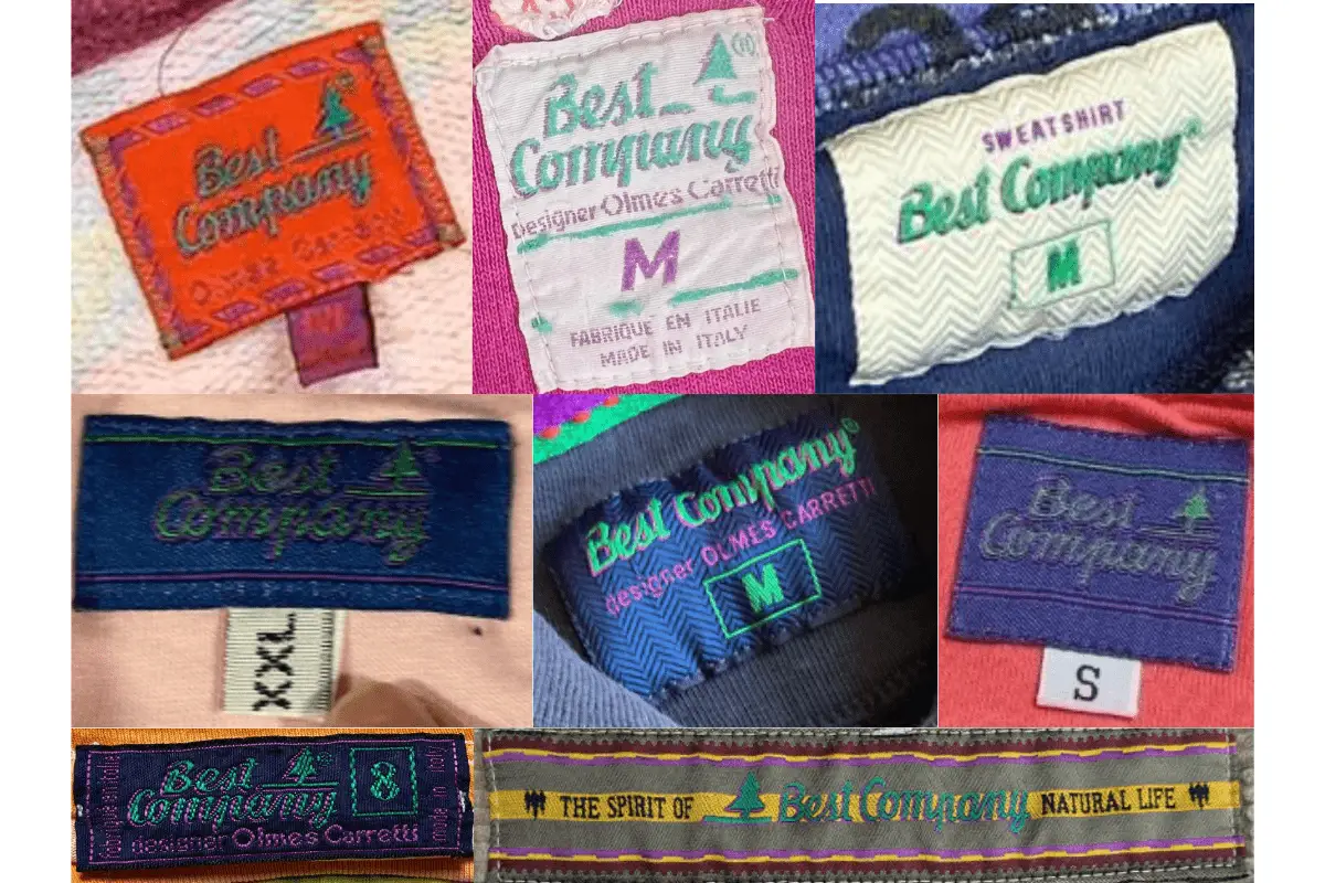 1990s Best Company tags