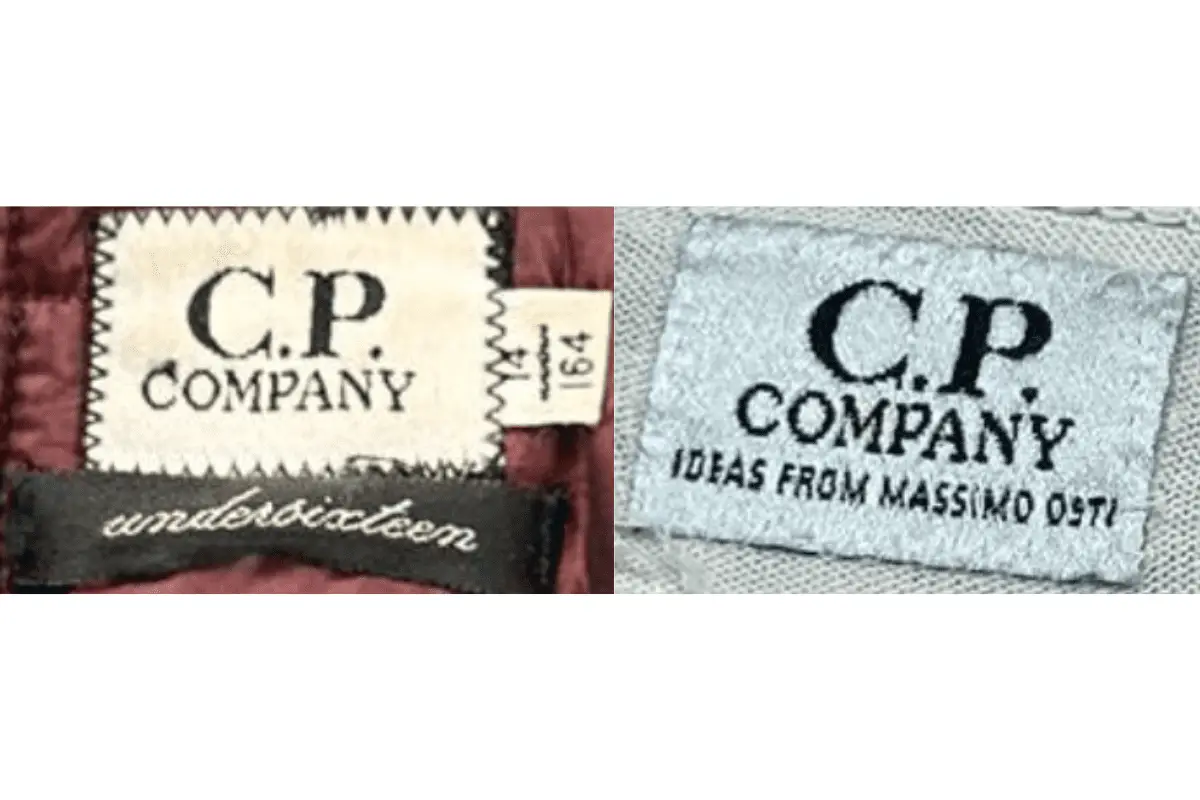 1990s CP Company tags