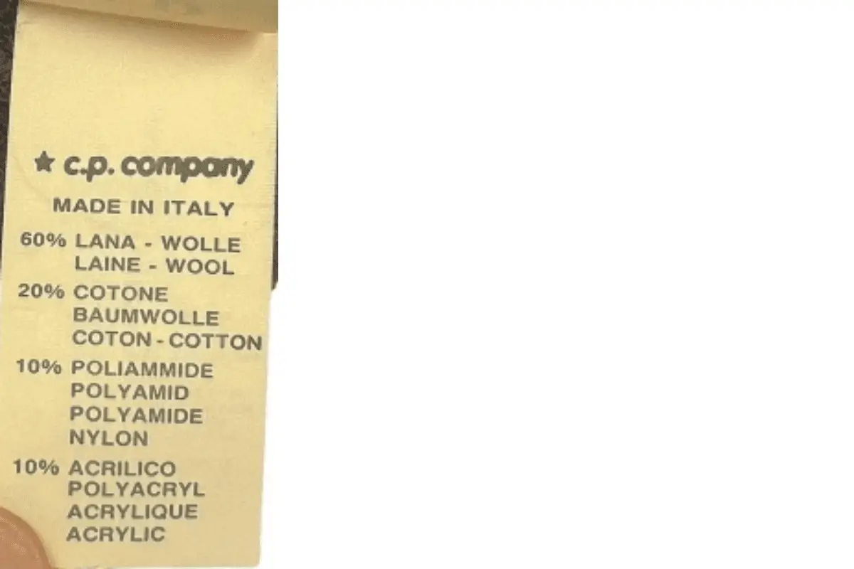 1990s CP Company wash tags