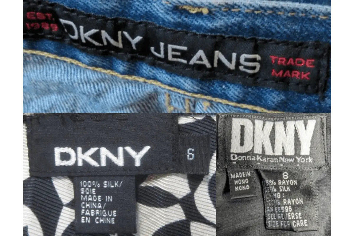 1990s DKNY tags