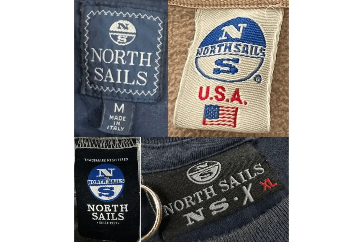 1990s North Sails tags