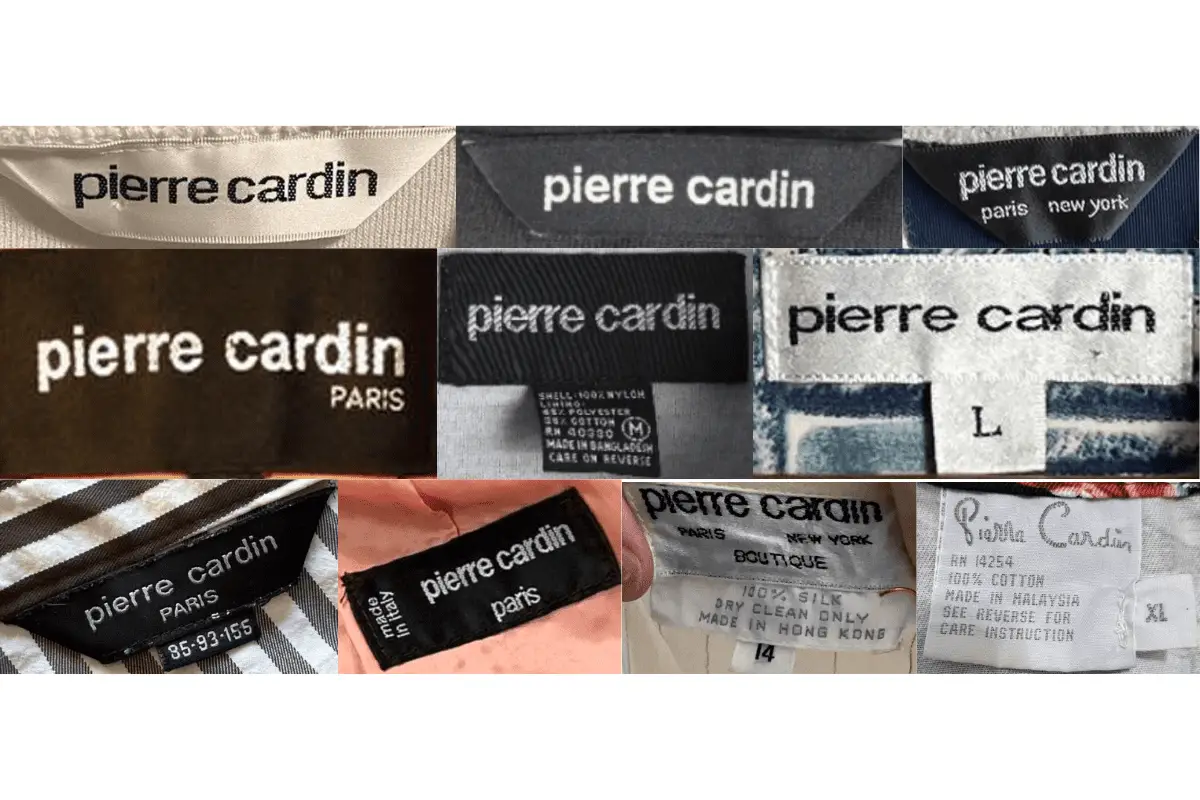 1990s Pierre Cardin tags