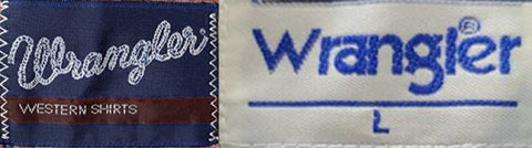 1990s Wrangler tags