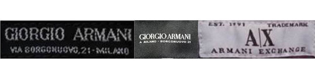 1990s Armani tags