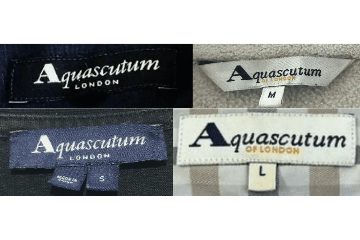 2000s Aquascutum tags