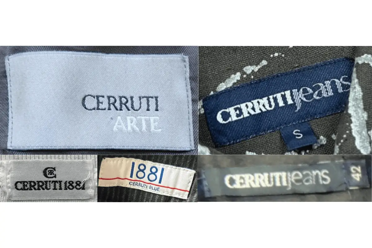 2000s Cerruti tags