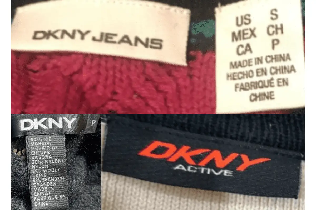 2000s DKNY tags