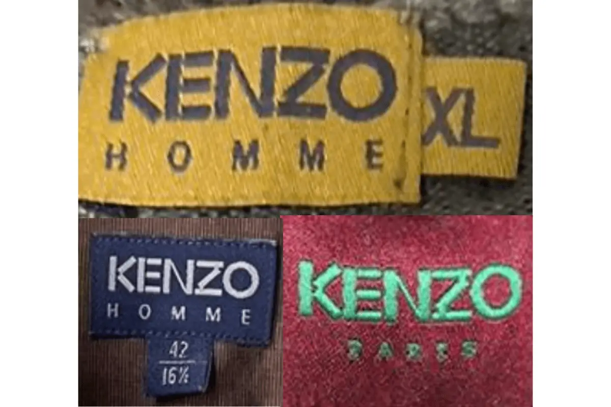 2000s Kenzo tags