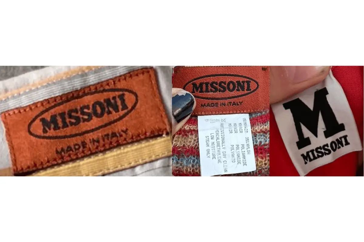 2000s Missoni tags