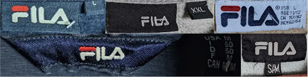 2000s FILA tags