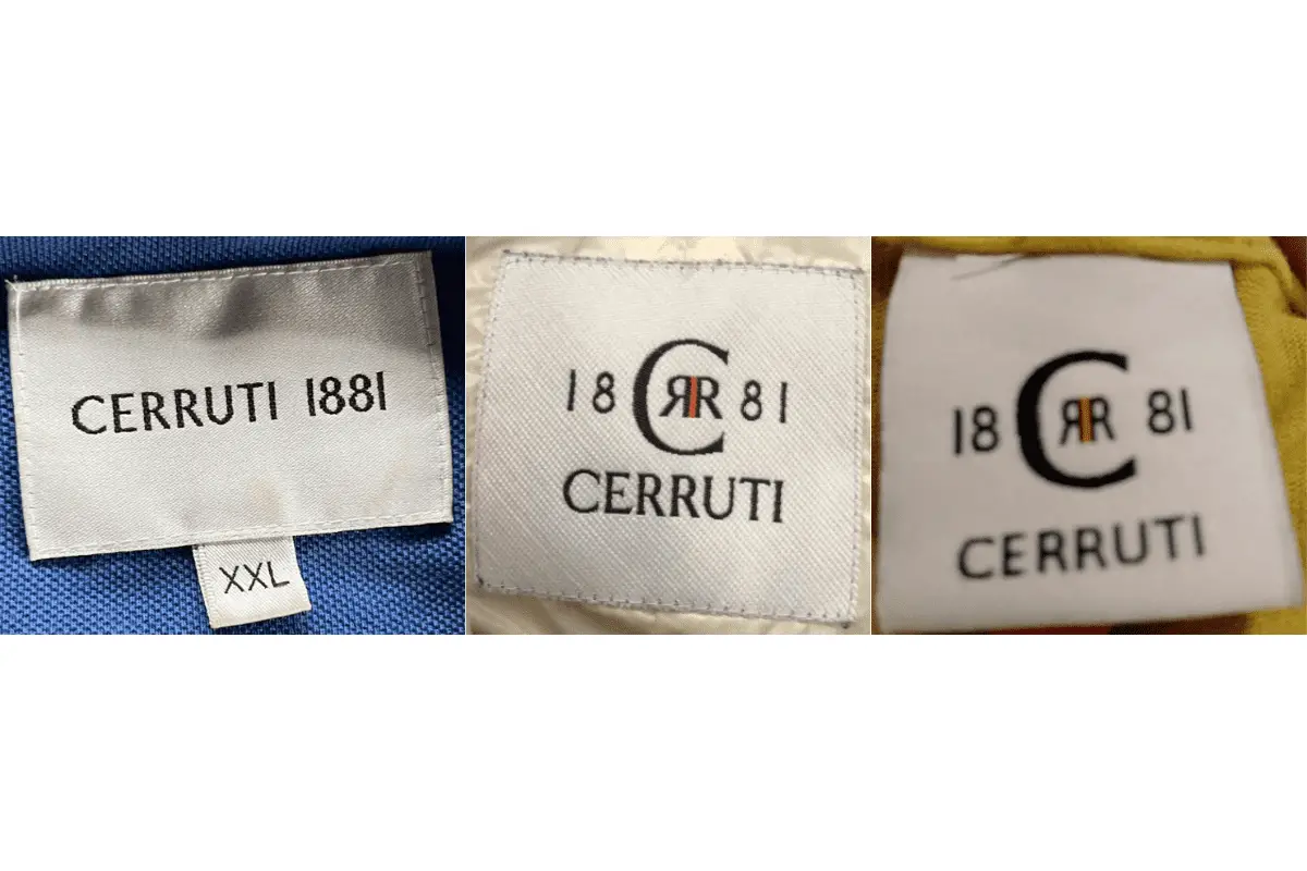 2010s Cerruti tags