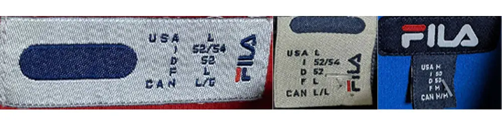 2010s FILA tags